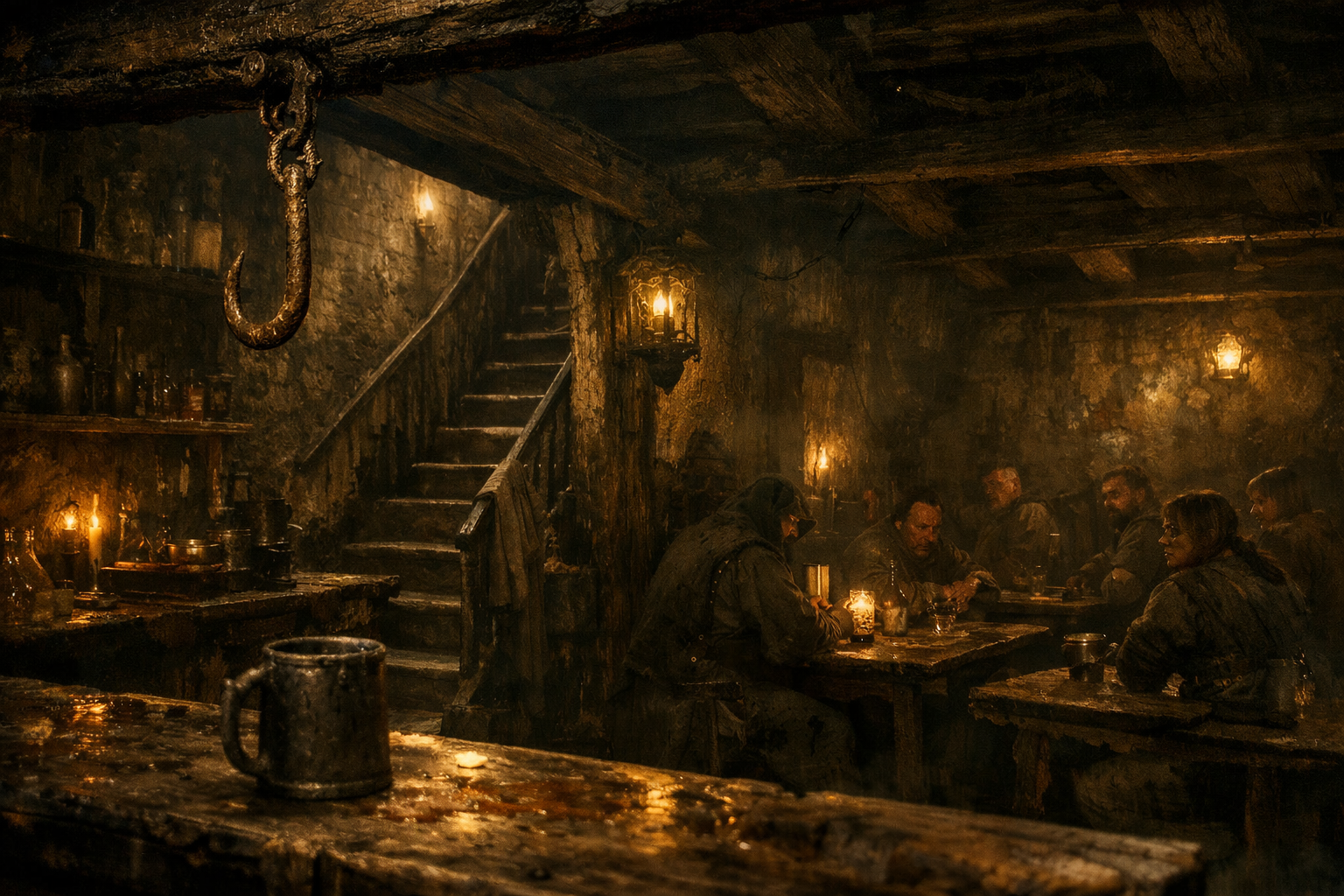 The Rusted Hook (usual night)